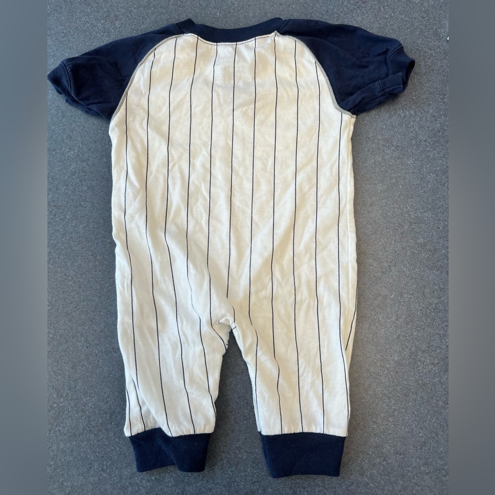YANKEES pinstripe onsie - Picture 2 of 5